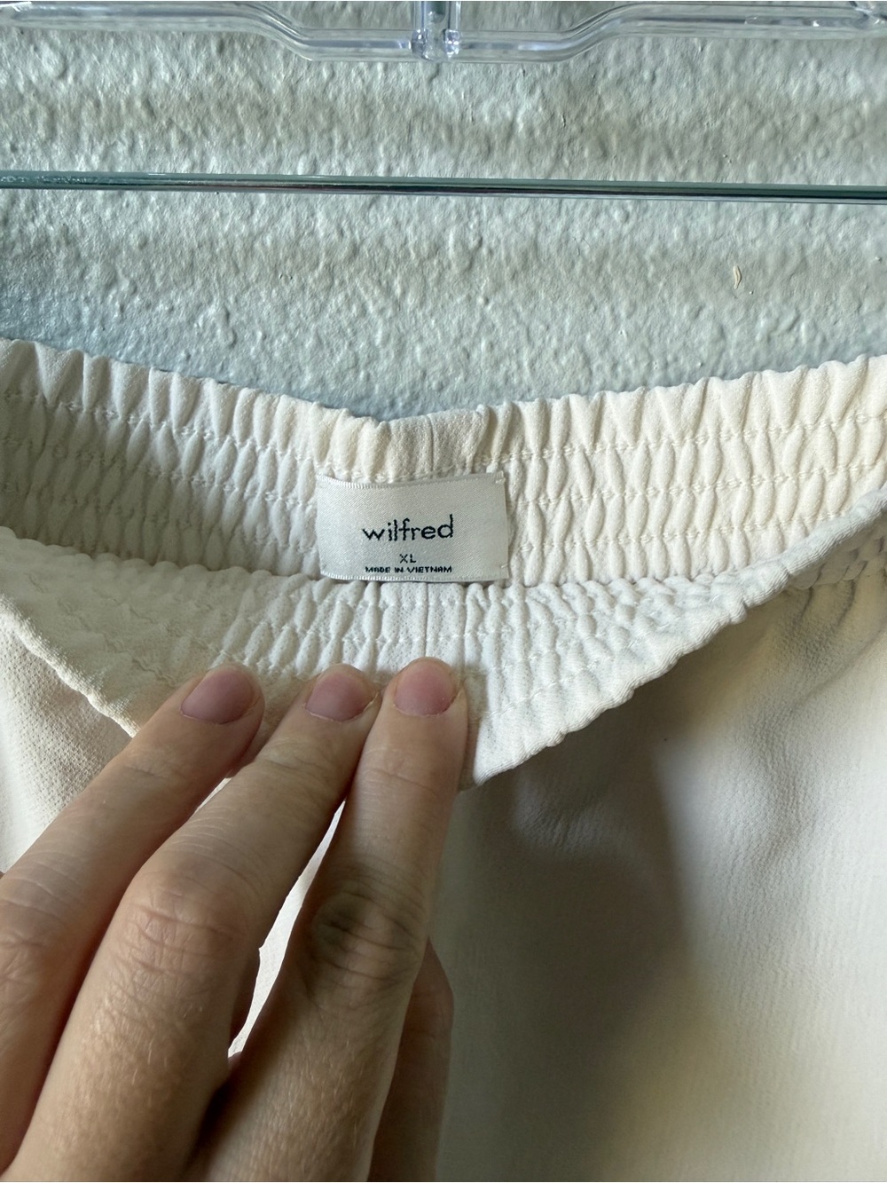 Wilfred Gelato Mini Short- Light Birch in Crepette - Picture 7 of 10